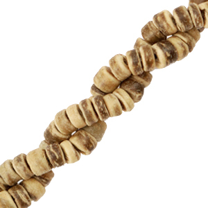 Coconut beads disc 6mm Natural brown (natural colour of the bead)