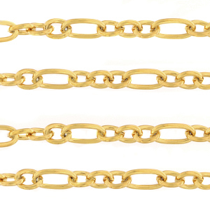 Stainless steel findings belcher chain Gold