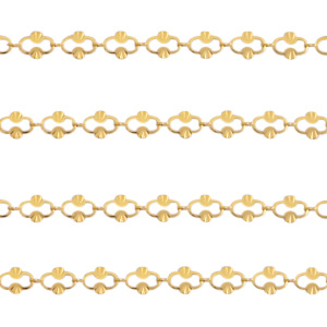Stainless steel findings belcher chain Gold