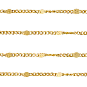Stainless steel findings belcher chain Gold