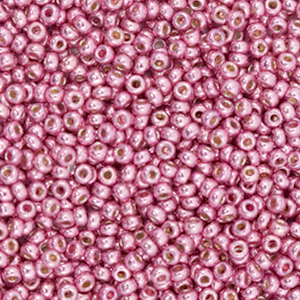 Miyuki seed beads 11/0 Duracoat Galvanized Hot Pink 11-4210