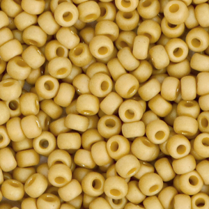 Miyuki seed beads 8/0 Opaque Glazed Frosted Citron Yellow 8-4692