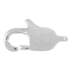 Stainless Steel findings lobster clasp 9mm Silver