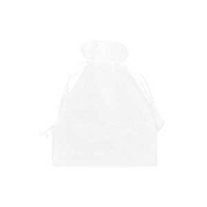 Jewellery Organza Bag 7x9cm White