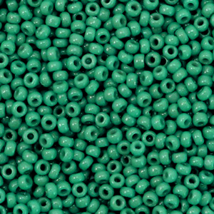 Miyuki seed beads 11/0 Duracoat Opaque Spruce Green 11-4477