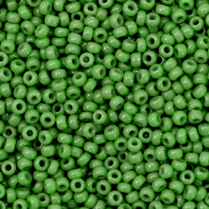 Miyuki seed beads 11/0 Opaque Green 11-411