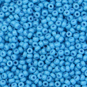 Miyuki seed beads 11/0 Duracoat Opaque Delphinium Blue 11-4484