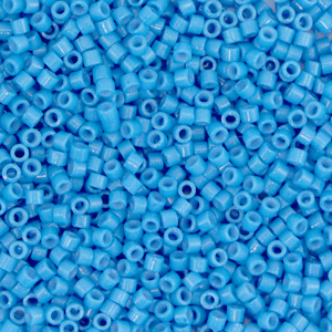 Miyuki beads delica's 11/0 Duracoat Opaque Dyed Delphinium Blue DB-2134