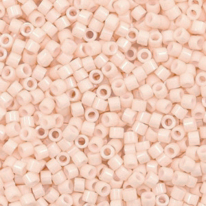 Miyuki beads delica's 11/0 Opaque Matte Blush Beige DB-354