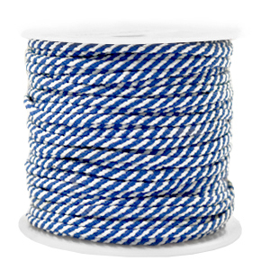 Maritime cord 2mm Blue-White