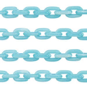 Acrylic chain 15mm Light Blue