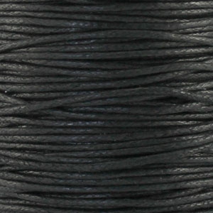 Waxed cord 0.5mm Black
