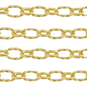 Stainless steel belcher chain anchor cable Gold