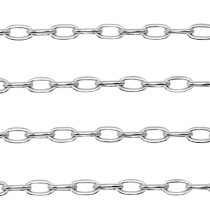 Stainless steel belcher chain anchor cable Silver