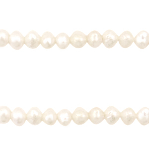 BQ Freshwater pearls round 4mm Natural White