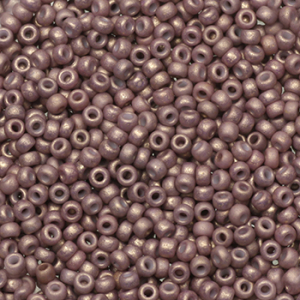 Miyuki seed beads 11/0 Opaque Matte Dusty Mauve Purple 11-2027