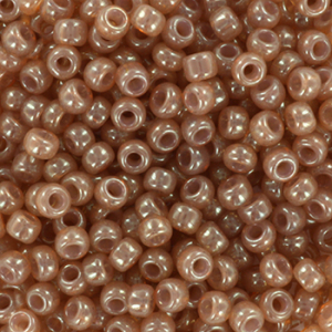 Miyuki seed beads 8/0 Ceylon Translucent Peony Rose 8-2371