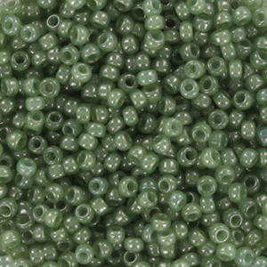Miyuki seed beads 11/0 Ceylon Translucent Sage Green 11-2375