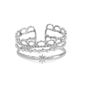 Stainless steel rings Silver