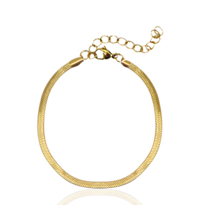 Stainless steel bracelets snake Gold