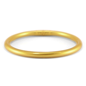 Inspired temple bangles 5mm size M Aspen Gold