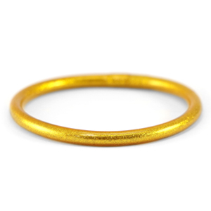 Inspired temple bangles 5mm size M Gold