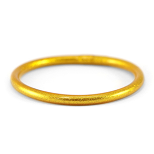 Inspired temple bangles 5mm size S Gold
