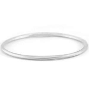 Inspired temple bangles 3mm size L Silver
