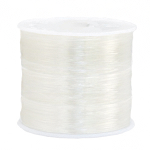 Elastic stringing thread 1mm Transparent