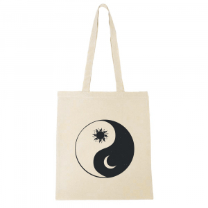 Cotton bags  Yin&Yang Ecru Beige