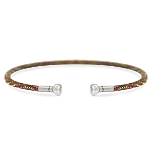 C.U.S&reg; jewellery bangle bracelet Brown-Silver