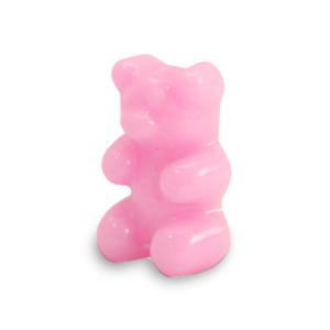 Resin beads gummy bear Hot Pink