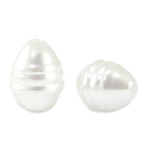 Imitation freshwater pearls White