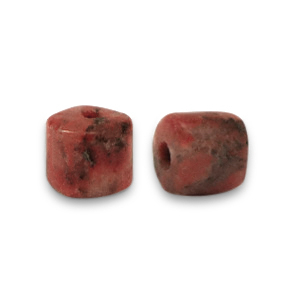 Natural stone beads Granite disc 4x4mm Terracotta Brown
