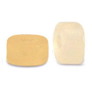 Natural stone beads Quartz disc 6x3mm Amber Orange