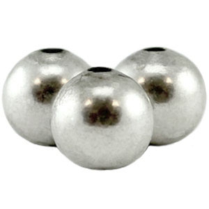 DQ metall beads 4mm Antique Silver 