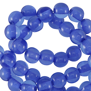 Polaris beads round 6 mm Cristallo Dark Royal Blue
