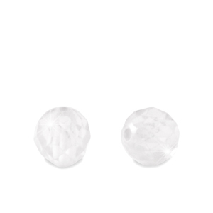 Cubic Zirconia beads 2mm White
