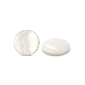 Shell beads 8mm White (natural colour)