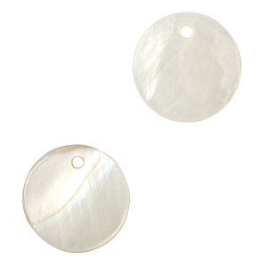 Shell pendants specials 8mm White (natural colour)
