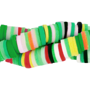 Katsuki beads 6mm Green Mix