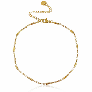 Stainless steel anklets chain Gold