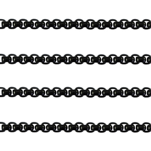 Belcher chain 3mm Black