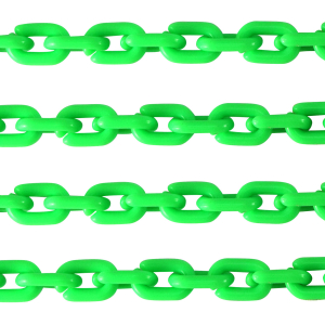 Acrylic chain 15mm shiny Neon Green