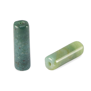 Natural stone beads Agate tubes Multicolour Green Pink