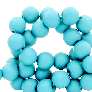 6 mm acrylic beads Aquamarine Blue