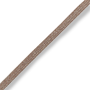 Elastic Ibiza ribbon Rose Gold Metallic