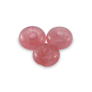 Natural stone beads Marble and Calcite rondelle 4mm Raspberry Pink