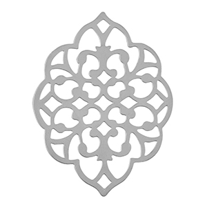 Stainless steel charms bohemian Silver