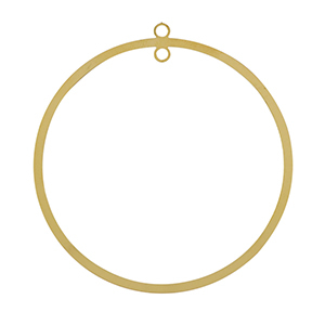 Stainless steel charms 52mm Gold